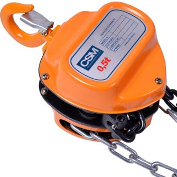 Talha Manual 500kgf Corrente 3m TC500 CSM-a1f76395-d223-49f1-9d20-e17b00432aab