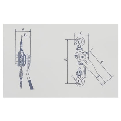 Talha Manual Alavanca Elevação 1,5 Metros 40850011 Menegotti-56ed4e3d-22b6-463a-b2e1-c0bd9a0f0523