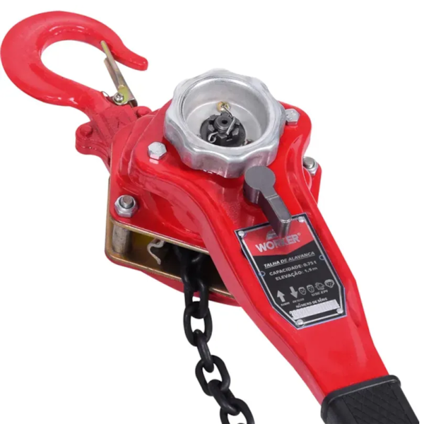Talha Manual Alavanca Gancho 0,75Tx1,5m - 393215 Worker-24027084-10a7-4ad3-a762-7da659943e58