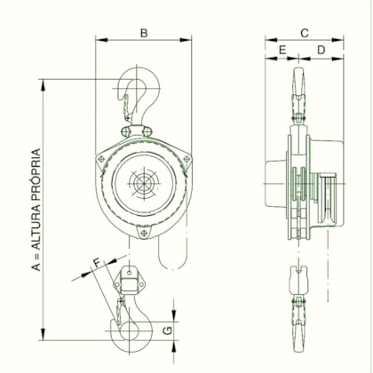 Talha Manual Compacta 10 Metros x 500 Kilos Berg Steel-ea6df750-0595-48e9-9a59-c11d7b837b40