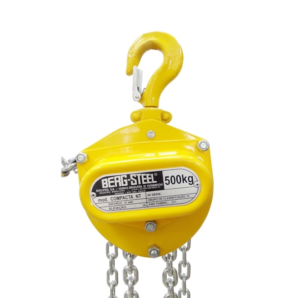 Talha Manual Compacta 3 Metros x 500 Kg Berg Steel-5adb5c74-859d-4263-b131-925ee1659b6c