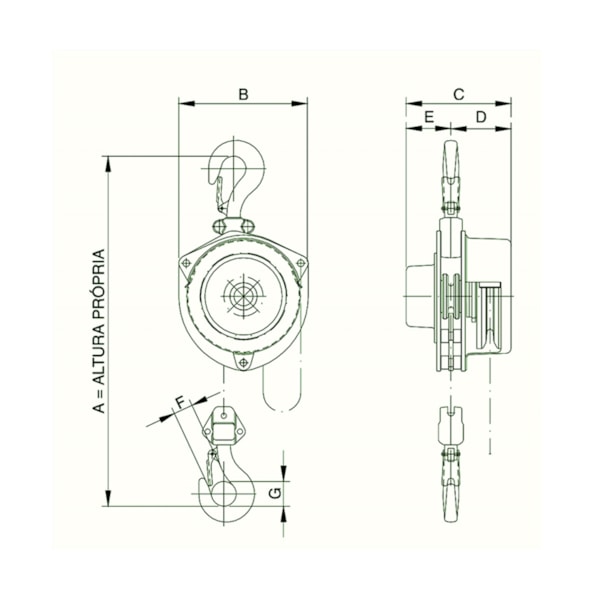 Talha Manual Compacta 5 Metros X 750 Kg Berg Steel-7723f131-65e6-42fe-9457-d5fc40328b3a