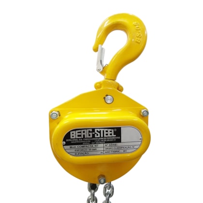 Talha Manual Compacta 5M 1 Tonelada Berg Steel-a6ced4d8-1095-4fff-af0e-385ed2e783cc