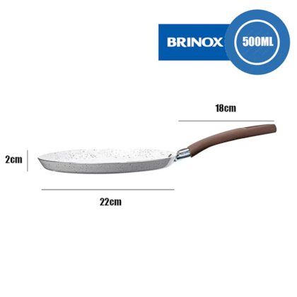 Tapioqueira Cerâmic Life Smart Plus Antiaderente Alumínio Indução 22cm Vanilla 4791357 Brinox-c5e3809e-5225-4176-bace-11e33e8927da