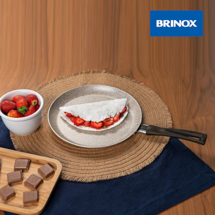 Tapioqueira Cerâmic Life Suprema Em Alumínio 22cm 0,45L Vanilla 7244/357 Brinox-7c53e2eb-04b0-42a4-ad04-428d09f6756a