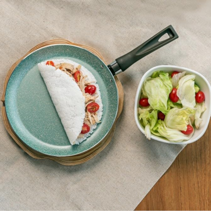 Tapioqueira Cerâmica Antiaderente Suprema em Alumínio 0,45L 22cm Verde 7245357 Brinox -1485cecd-be62-4fc8-9bb0-54d5d35322c8