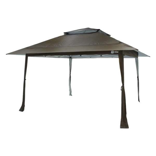 Tenda Gazebo Deluxx em Aço e Proteção UV Poliester 420D 3,85m Marrom Nautika-844b6542-3391-4456-9249-385c186b7737