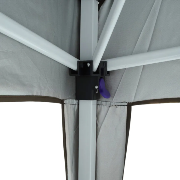 Tenda Gazebo Deluxx em Aço e Proteção UV Poliester 420D 3,85m Marrom Nautika-ecf11c1a-8553-4dda-9bef-10ca6b8c77eb