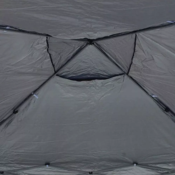 Tenda Gazebo Dobrável 3m x 3m Com Pés em Alumínio Marrom 309973 Kala-b00087f9-711c-4464-bd66-325b312e54ea