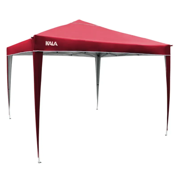 Tenda Gazebo Dobrável 3m x 3m Com Pés em Alumínio Vermelha 309999 Kala-fae35a86-8383-4c49-a0da-5a214a207d71