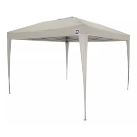 Tenda Gazebo Dobrável 3m x 3m Poliéster Bege Bel 331500 Bel Fix 