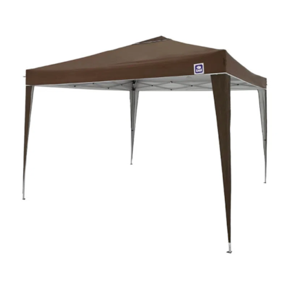 Tenda Gazebo Dobrável 3m x 3m Poliéster Marrom 331300 Bel Fix