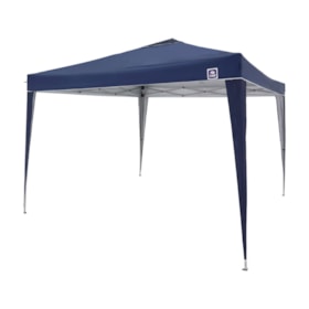 Tenda Gazebo Dobrável 3x3m Poliéster Azul 330300 Belfix