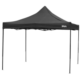 Tenda Gazebo Dobrável Pagoda 3x3m Preto 341621 Kala