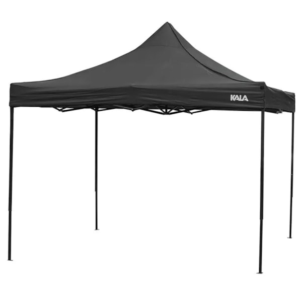 Tenda Gazebo Dobrável Pagoda 3x3m Preto 341621 Kala-b67af31e-6031-4980-ab42-e42089151eca