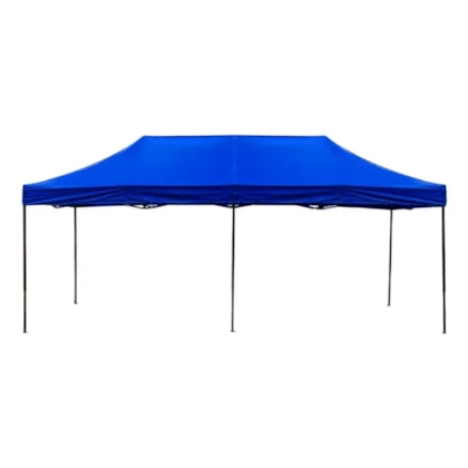 Tenda Gazebo Dobrável Pagoda 6x3m Azul 338418 Kala-d690fb36-6264-403a-b916-1369a778b03d
