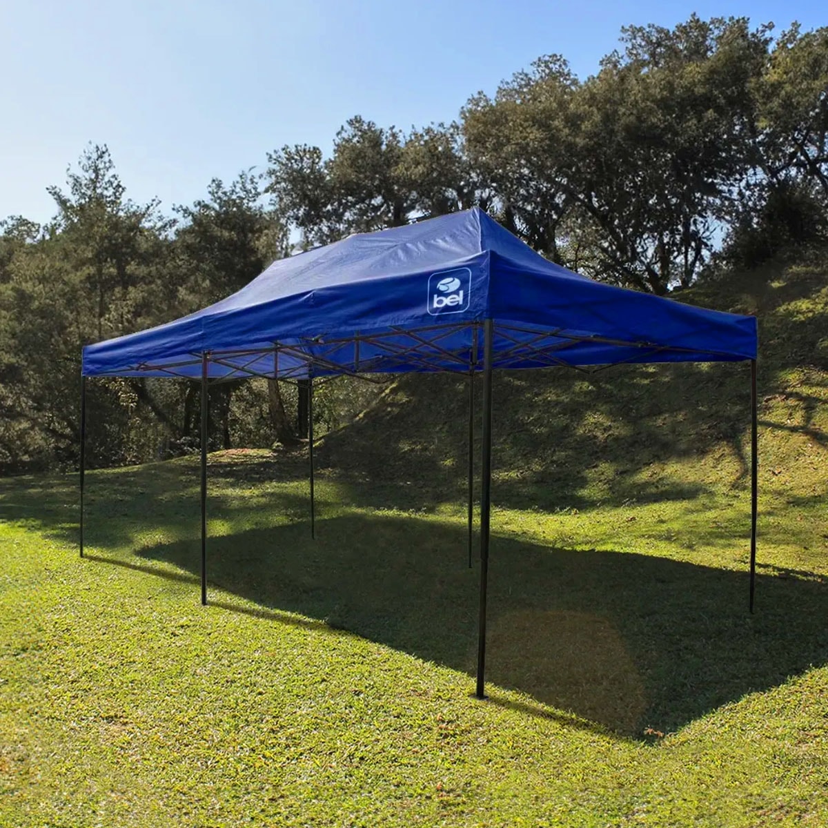 テント・タープ mama Rio Gazebo Mor 2,40m x 3m Ráfia Azul