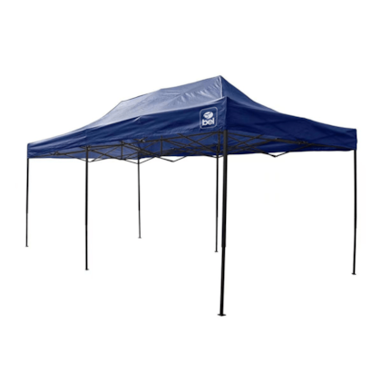 Tenda Gazebo Dobrável Pagoda Oversize 3m x 6m Oxford Azul 334602 Bel