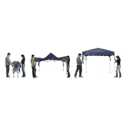 Tenda Gazebo Poliéster 3m x 3m Dobrável Azul 103888 Kala-51333be6-c0bf-4ee5-a19b-9a585074a151