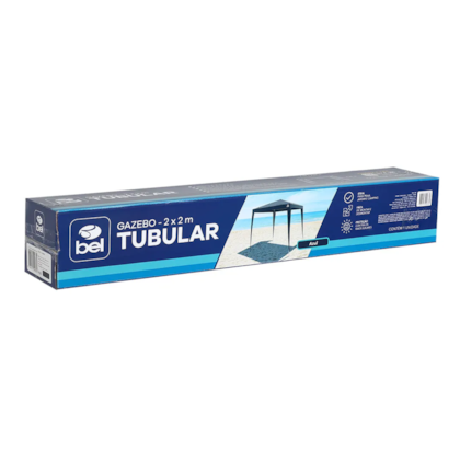 Tenda Gazebo Tubular 2M Polietileno Azul BelFix 301302-769e9b38-bc9f-4b43-b2e7-ccac8ddcd81f