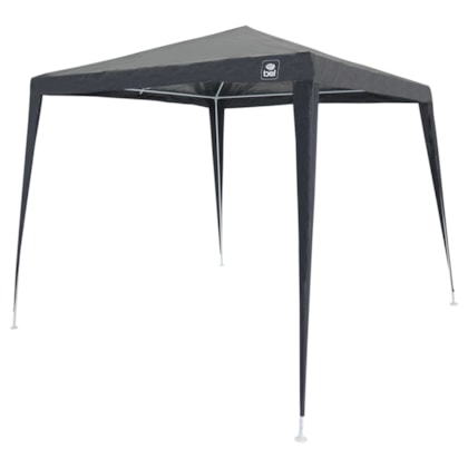 Tenda Gazebo Tubular 3m x 3m em Polietileno Cinza Black 301208 Bel Fix