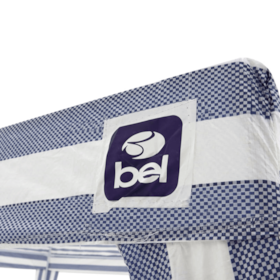 Tenda Gazebo Tubular 3mx3m em Polietileno Azul e Branco 301250 Bel Fix
