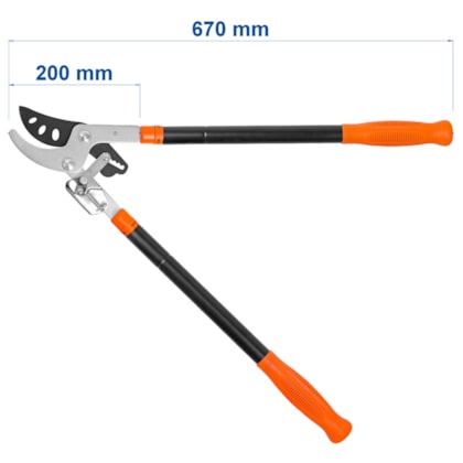Tesourão de Poda com Cabo Metálico Extensor 43cm Tramontina-f7d14513-163e-461e-bf0e-2a49bdd25c25