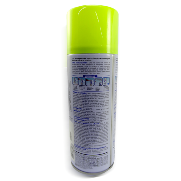Tinta Spray Amarelo Flourescente 350ml / 250g 23221006900 Tekbond-af981c15-31b2-48b2-bc2b-558129c81650