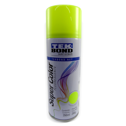 Tinta Spray Amarelo Flourescente 350ml / 250g 23221006900 Tekbond-6d8b4ec1-8faa-4cee-9ad7-b7e90dea2c56