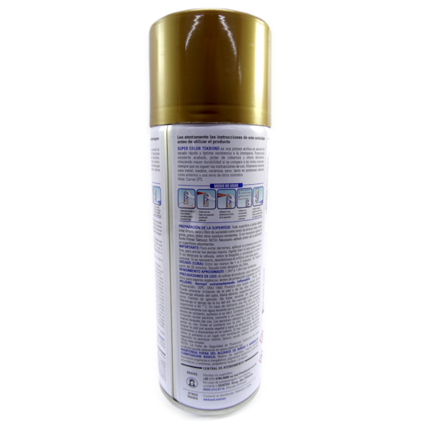 Tinta Spray Dourado Metálico 350ml / 250g 23291006900 Tekbond-247c0354-ba76-4d8a-a466-4ccdd7a23cb4