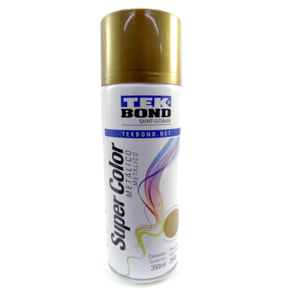Tinta Spray Dourado Metálico 350ml / 250g 23291006900 Tekbond-0e152b13-a5c8-4ad7-8001-7790bd24f98a