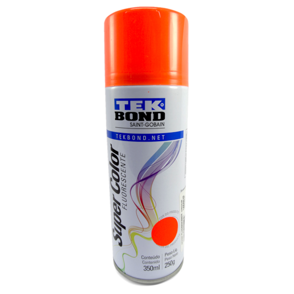Tinta Spray Laranja Flourescente 350ml / 250g 23231006900 Tekbond-6ab316cd-fdc7-47e4-9555-40c7cda9ae46