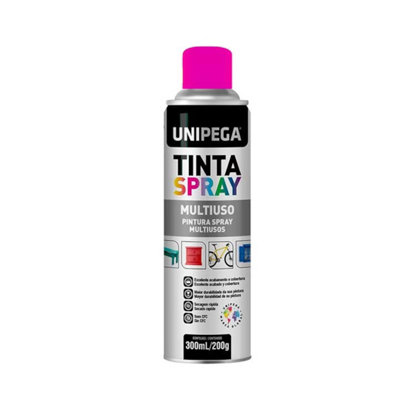 Tinta Spray Multiuso Rosa Pink 05340119 Unipega-f6fdf40f-579b-4316-a1d7-7442ecbae34d