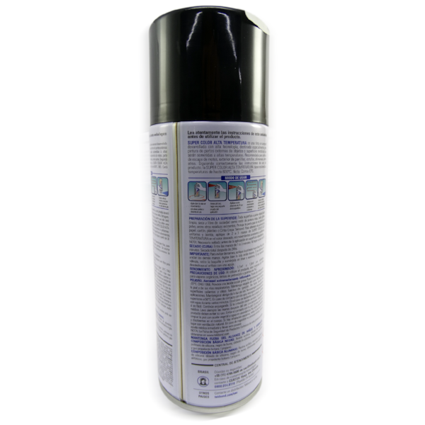 Tinta Spray Preto Fosco 350ml / 250g Alta Temperatura 23371006900 Tekbond-d6b8664d-abc1-496e-b8a0-04ed2ec6dcc3