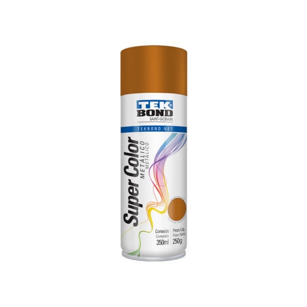 Tinta Spray Super Color Metálico 350ml 23311006900 Tekbond-4319f4f1-b699-4911-8f04-2da04f74097d