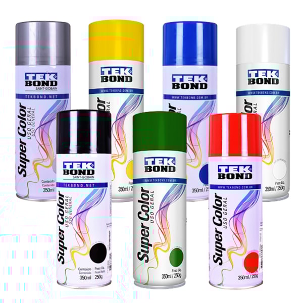 Tinta Spray Uso Geral 350ml 23031006900 Tekbond-edab11b4-3521-4d17-a517-31668adf06a5