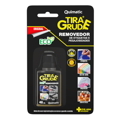 Tira Grude Removedor Ecológico 40ml Quimatic FA1-0bf706f2-39c3-4b7b-bb18-0cf89a607570