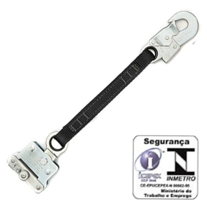 Trava-Queda em Aço Carbono p/ Corda de 12mm Extensor Fita Mg Cinto-8b4b1ef8-72f2-43df-99c7-cf70a30beb24