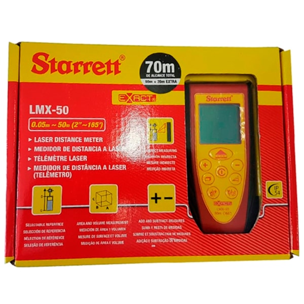 Trena a Laser 50m Klmx-50 Starrett-cf18871b-88de-4a02-9254-1e66aca44cbb
