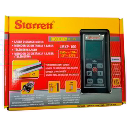 Trena a Laser de 100m com Bluetooth Klmxp-100 Starrett-13eff3e4-752b-4698-b49d-d2c8e3594e61