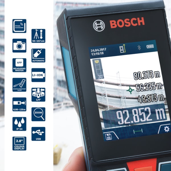 Trena a Laser Profissional GLM 120 C Bosch-95913662-d3ba-47df-ba6b-51abb9b6611b