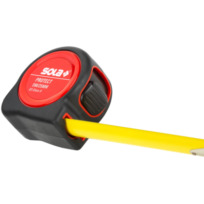 Trena Curta Profissional Emborrachada 5m/25mm PROTECT Sola-d144a5dc-9131-4b7c-a5b2-f97ec7b6cc4a