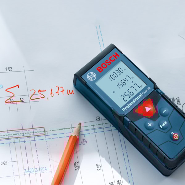 Trena Laser alcance 40 metros Bosch GLM 40-fbc78934-071f-45d3-8e0a-4c4c64b91a4a