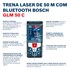 Trena Laser alcance 50 metros com Bluetooth Bosch GLM 50 C 