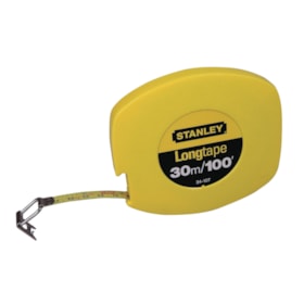 Trena Longa Com Fita De Aço 30 Metros 34-107 Stanley