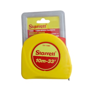 Trena Manual 10m x 25mm Starrett