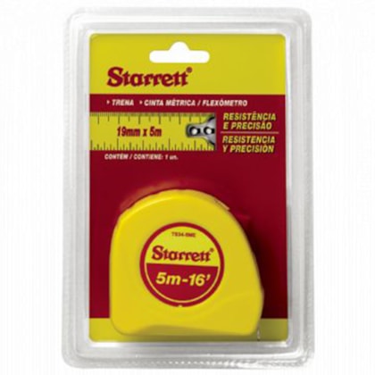 Trena Manual 5m x 19mm STS34-5ME Starrett-8baa9631-0b5b-412f-aae4-aa69606507ab