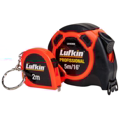 Trena Manual Com Trava 5Mts + Trena Chaveiro 2Mts L616CMEB Lufkin-abb75198-b437-417f-8549-1c074fcb95a0