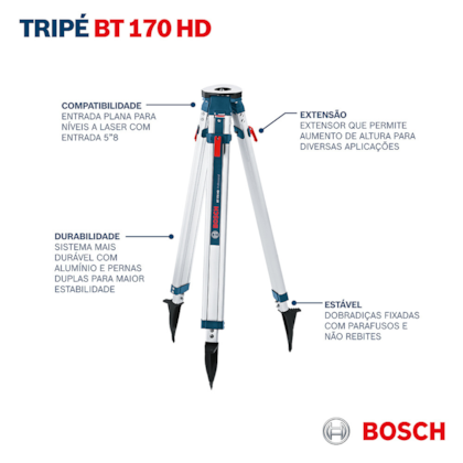 Tripe Para Nivel a Laser Professional BT 170 HD Bosch -16d190d8-5161-4bfa-8f4f-c1e5ac67b132