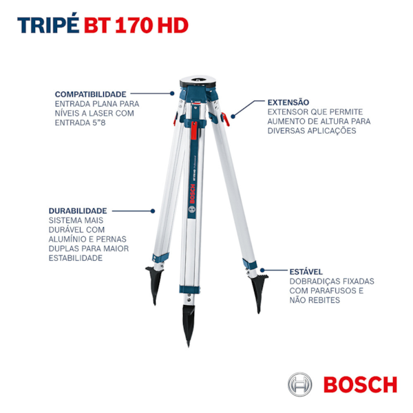 Tripe Para Nivel a Laser Professional BT 170 HD Bosch -904daf79-99a9-4a59-8059-6b556820815f